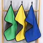 Синяя ткань для мытья автомобилей 30X30 50GMS полотенце из микрофибры автодетейлинг автомобильные товары для SAAB SEAT SUZUKI SKODA SMART SUBARU TESLA