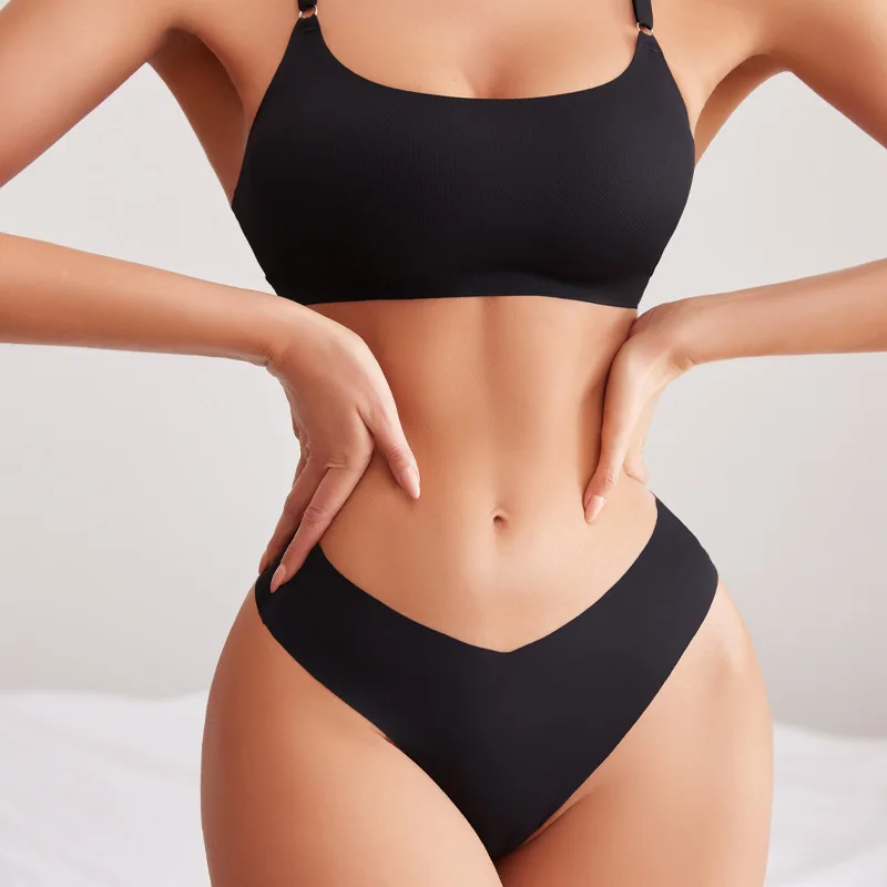

Bralette CropTop Women's Bra & Panty Sets 2 Pieces Brief Sets Lingerie Sexy Female Underwear Sensual Suit Sports Bralette & Pant