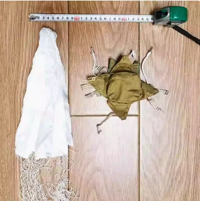 Zqn 1/6 солдат дракон Второй мировой войны немецкий парашют + модель сумки для 12