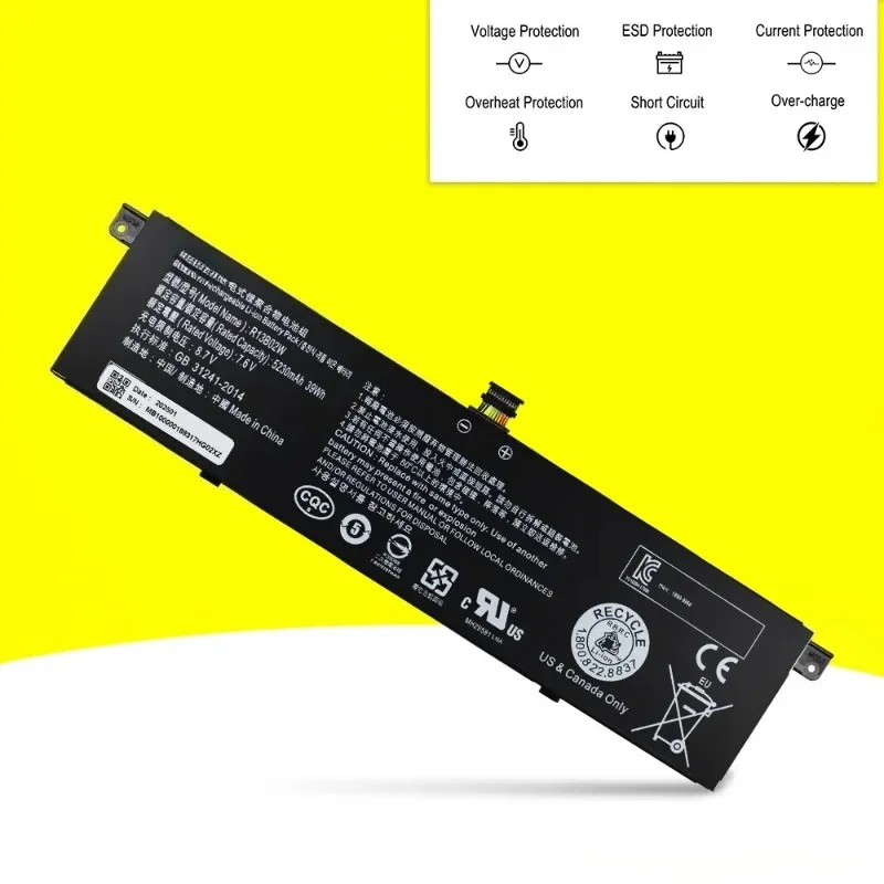 Фото Аккумулятор VBCX NEW 39WH 5230mAh R13B01W R13B02W для ноутбуков Xiaomi Mi Air 13.3 дюймов, быстрая доставка, в наличии №3