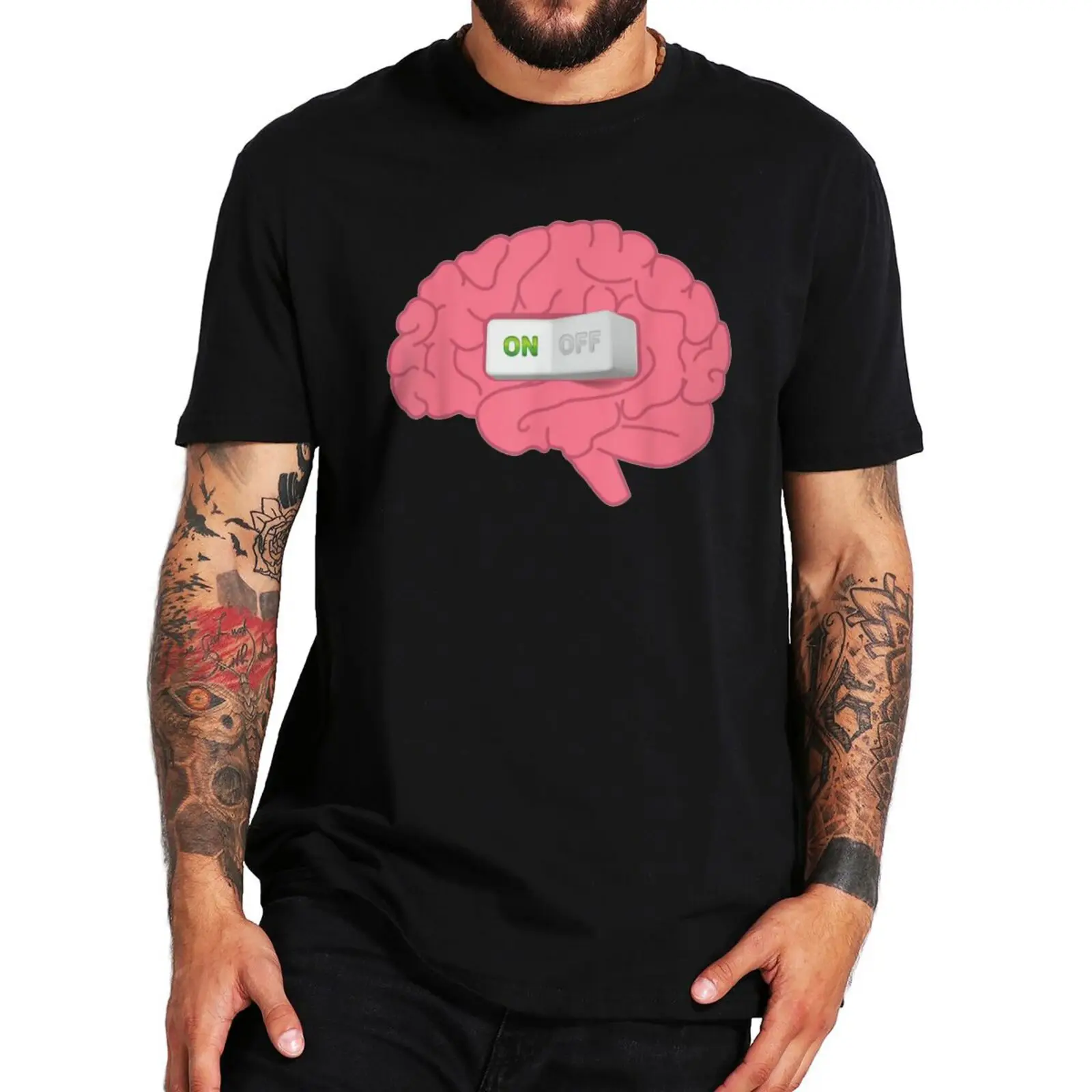 

The Brain In Using Your Mind Funny T Shirt Geek Nerd Computer Classic Tshirt 100% Cotton Oversize O-Neck Casual Tee Tops