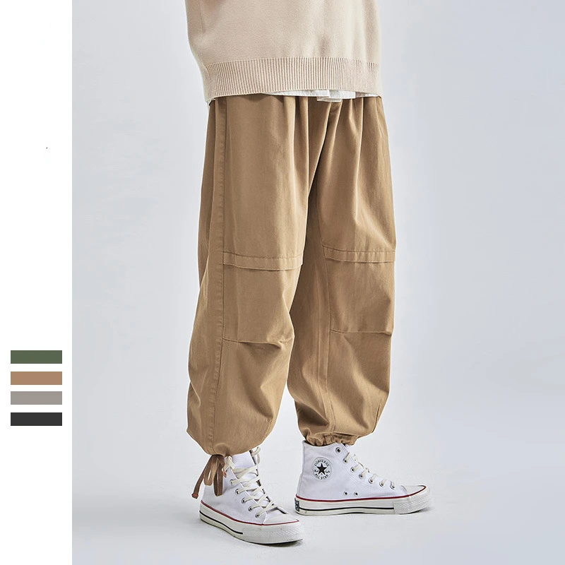 

Streetwear Men's Multi Pockets Cargo Harem Pants Hip Hop Casual Male Track Pants Joggers Trousers Fashion Harajuku Pants E505