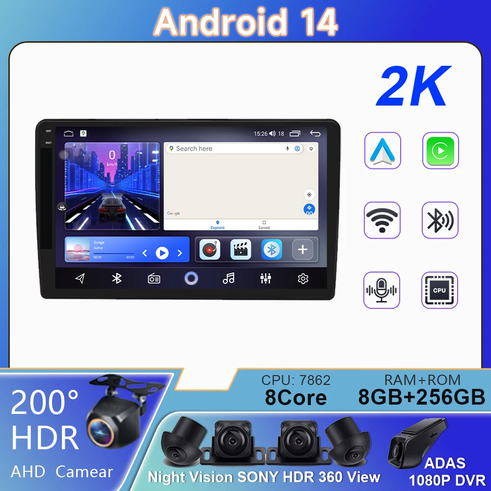 Автомобильный радиоприемник Android для GMC Buick Chevrolet Silverado Sierra Impala подача лавины Юкон