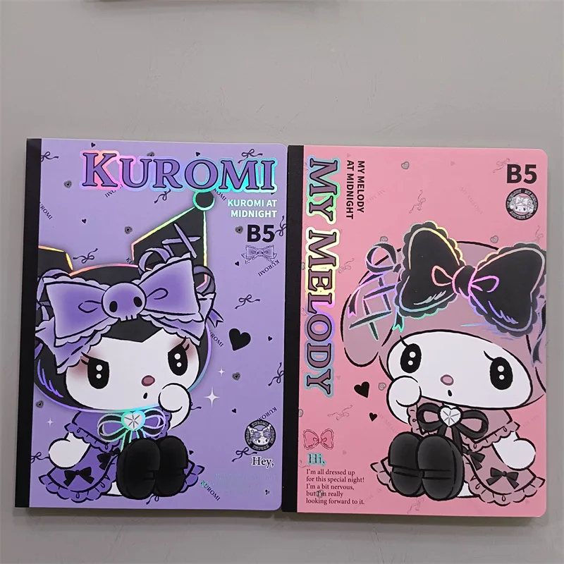 

Блокнот Sanrio Kuromi Kawaii B5 с горизонтальными линиями, 2 шт.