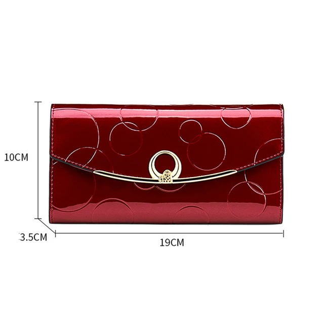 Women's Wallet Long RFID Blocking Genuine Leather Wallets for Women Fashion Luxury Female Clutch Bag Card Holder for Woman 6