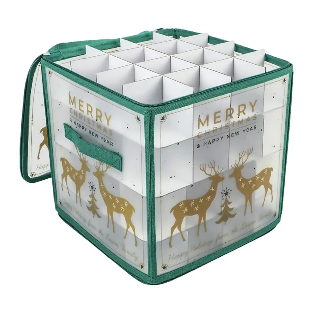 

Коробка Для Хранения Рождественских Украшений - Органайзер На 64 Отделения Для Декоративных Шаров