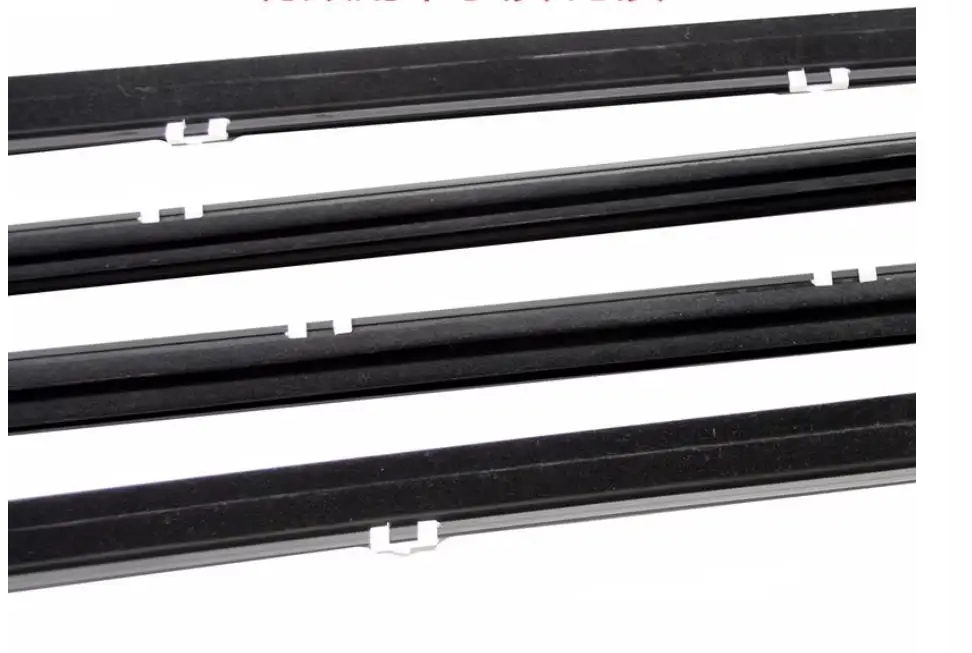 

4 шт., черное оконное резиновое снаружи для Nissan Qashqai 2008-2015 80821-JE20A, защитное уплотнение для стекла J10