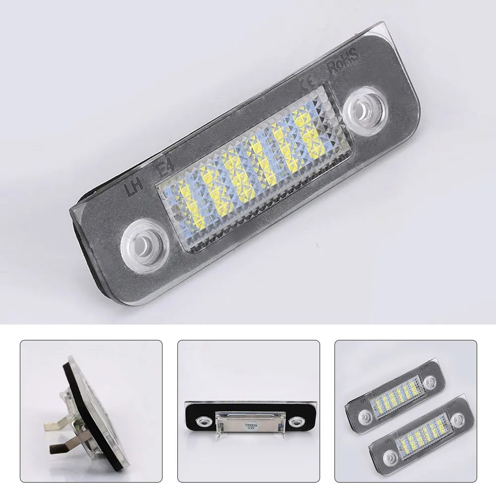 

2pcs LED License Plate Lights Lamp For Ford C-MAX 2003-20 For Focus MK2 2003-08 Car Accessories High Quality License Plate Light