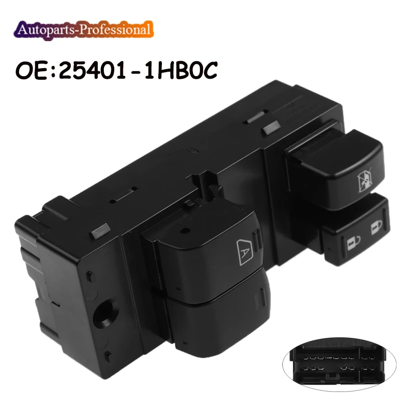 

Electric Power Window Switch For Nissan Micra 2010-2018 254011HB0C 25401-1HB0C 25401-3BB0C 254013BB0C Car Auto accessorie