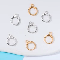 jq 20pcs 11x15mm gold and silver color french earring hook ear line earring buckle base accessories for diy charm jewelry making