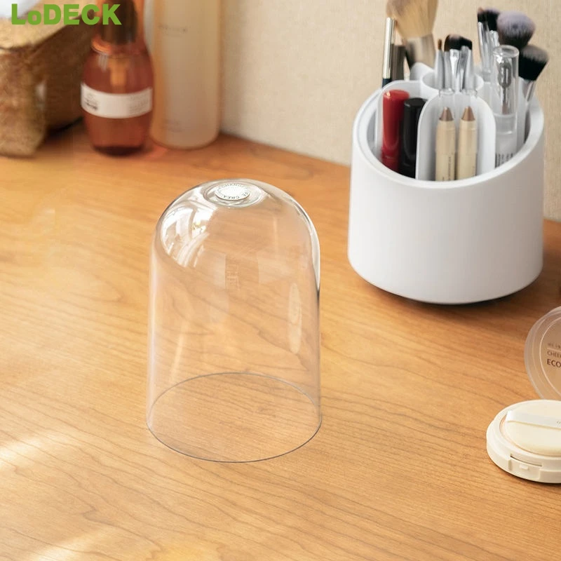 Органайзер для макияжа LoDECK вращающаяся на 360 ° банка кистей коробка офисные