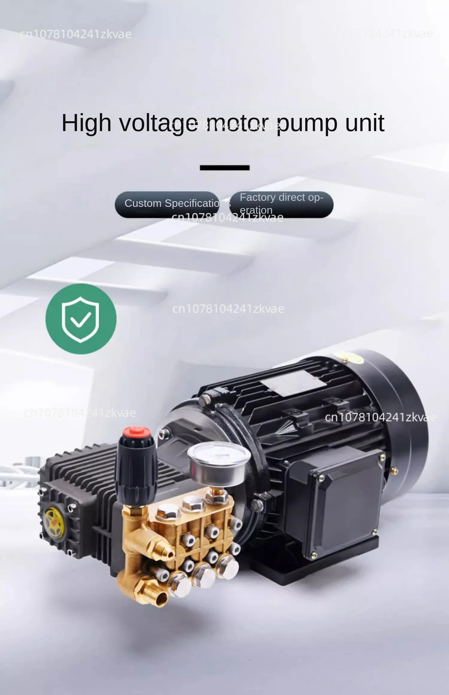 1 6-1 8 кВт 80-100 бар 10 л/мин QL-390 триплексный плунжерный насос с латунным покрытием