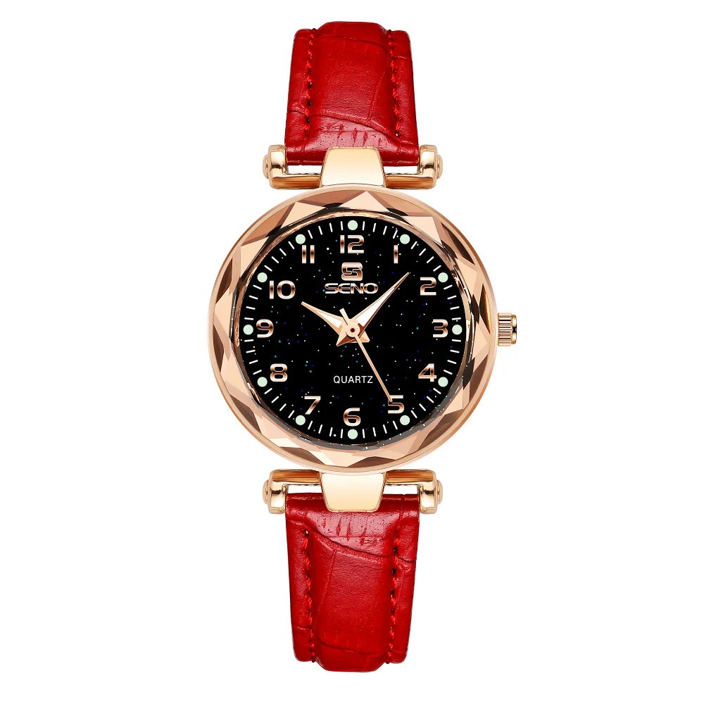 Hot Selling Starry Sky Watch Women's Fashion Trend Waterproof Belt Quartz Watch