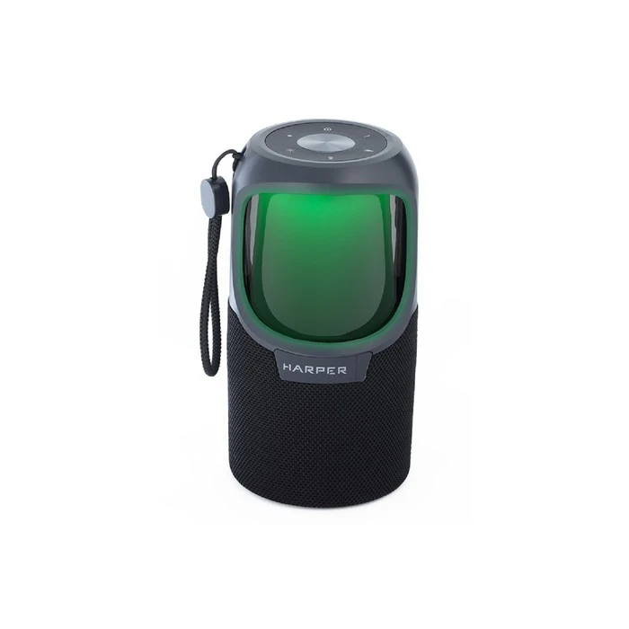 Портативная колонка Harper PSL-021 10 Вт 2200 мАч microSD подсветка AUX IPX6 черная 7830734 |