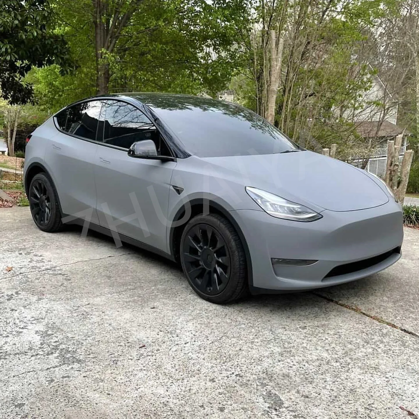 ZHUAIYA матовая Ночная серая виниловая оберточная пленка яркая 152*18 м рулон гарантия