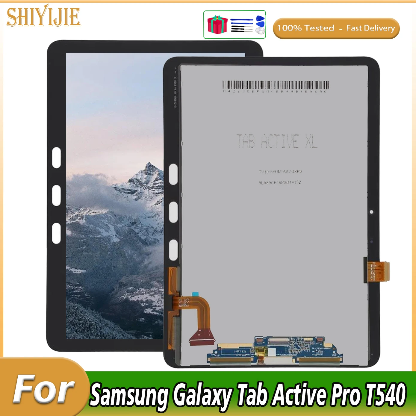 

New 10.1"LCD For Samsung Galaxy Tab Active Pro SM-T540 T545 T547 T540 SM-T545 LCD Display Touch Screen Digitizer Full Assembly