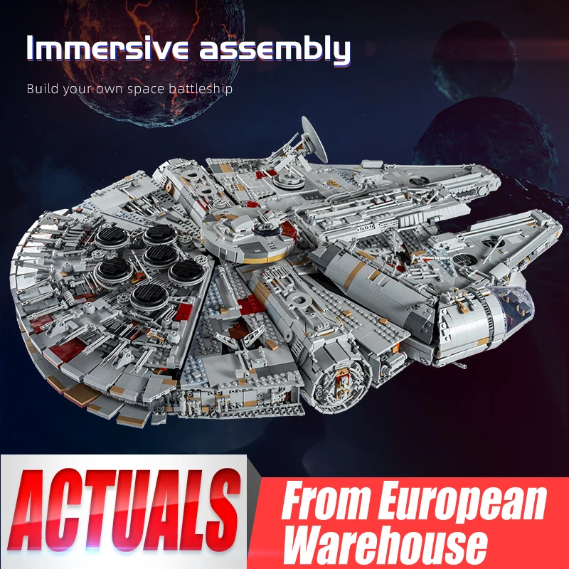 Mould King 21026 Star Toys Plan For Boy The Millennium Toy Falcon Dreadnought Compatible 21004 Building Blocks Bricks Kids Gifts