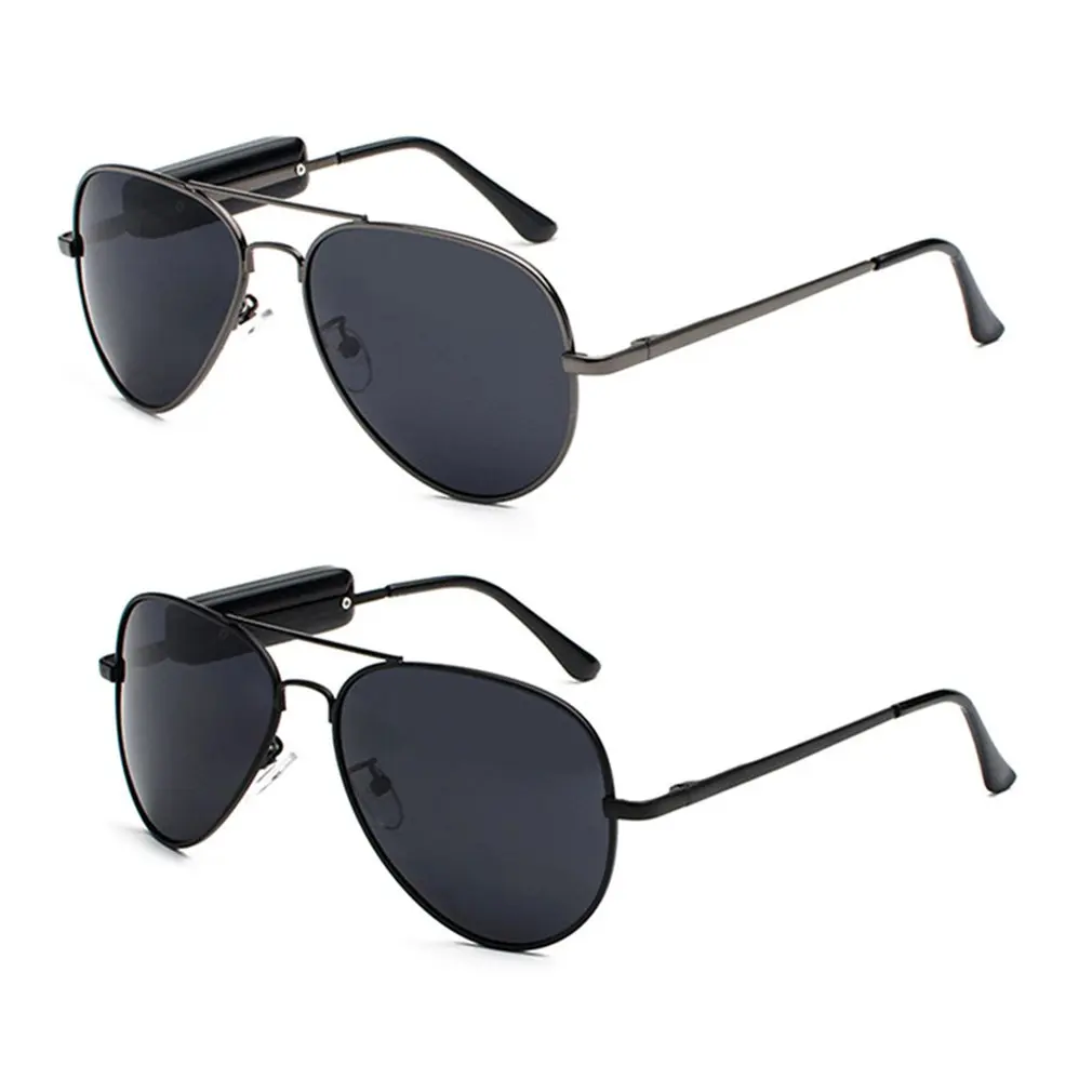 Ultra-thin Portable Wireless Headset Glasses Frog Mirror Polarized Sunglasses Smart Glasses Male Sunglasses