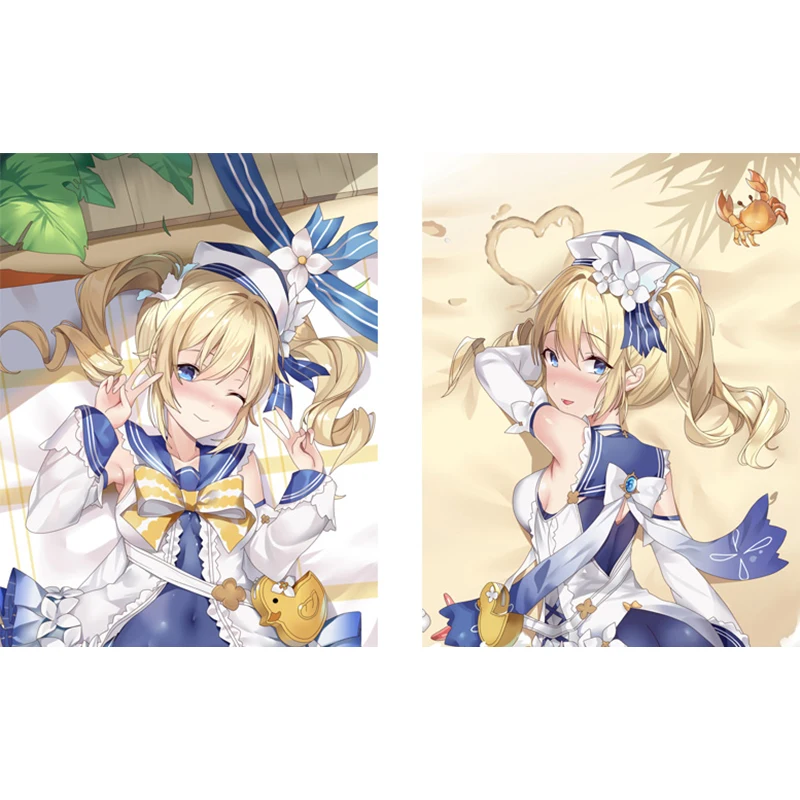 

Оригинальный чехол для подушки в стиле аниме «Genshin Impact» «Барбара», сексуальная дакимакура, обнимающая подушку, чехол для подушки для коспле...