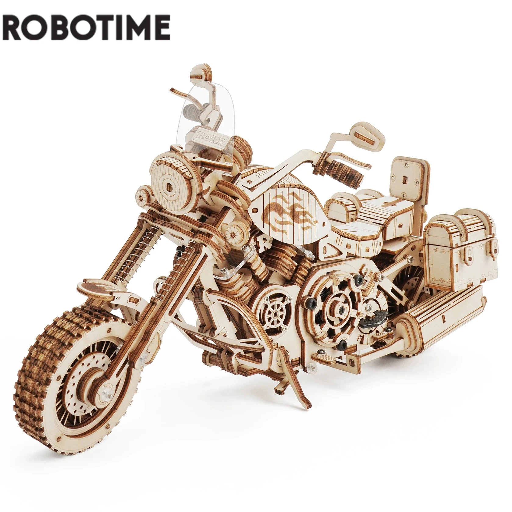 Robotime Rokr 420 шт. крейсер мотоцикл DIY деревянная модель строительные блоки наборы сборка игрушка подарок для детей для взрослых LK504 Robotime Rokr 420 шт. крейсер мотоцикл DIY деревянная модель строительные блоки наборы сборка игрушка подарок для детей для взрослых LK504