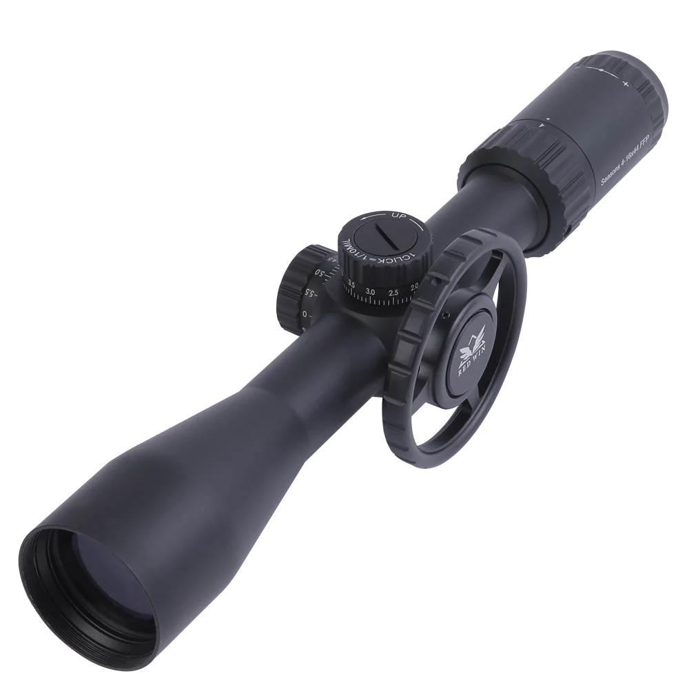 Охотничий прицел Red Win с большим боковым колесом диаметром 80 мм T6061 алюминиевый