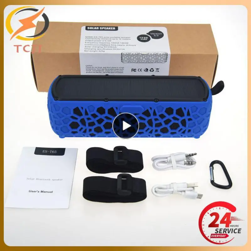 

Outdoor Speaker T65 Hifi Waterproof Speaker Solar Speaker Solar Speaker Speaker Fall Proof Dustproof