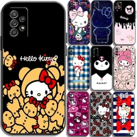 hello kitty 2022 phone cases for xiaomi redmi note 10 10s 10 pro poco f3 gt x3 gt m3 pro x3 nfc soft tpu back cover funda