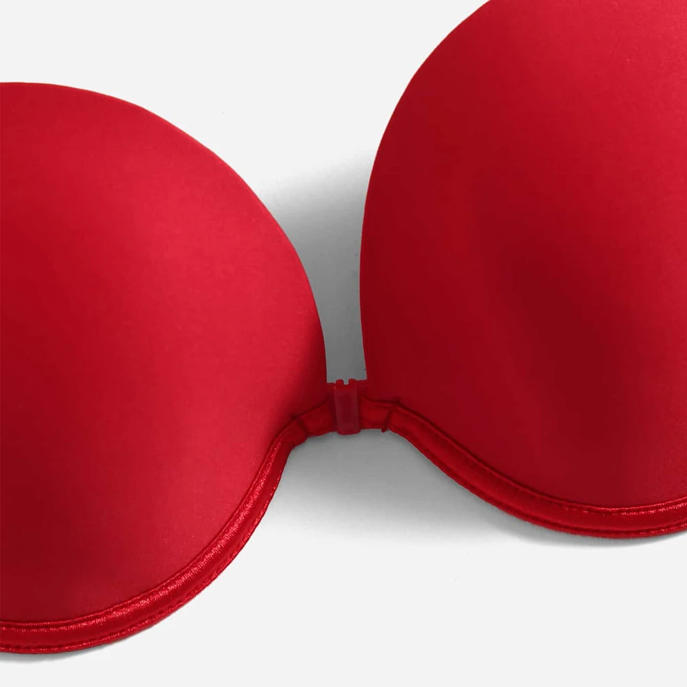 Женский бюстгальтер на косточках с застежкой спереди