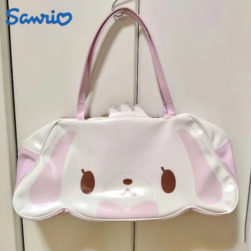 Горячая кавайная милая сумка Sanrio Sugarbunnies розовая двусторонняя из искусственной