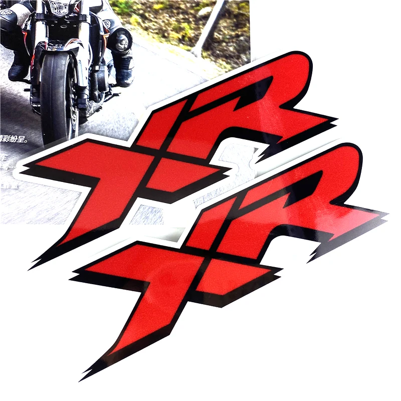 Наклейка с логотипом XR на мотоциклетный топливный бак, боковая панель, обод, шлем, мотоциклетная Светоотражающая наклейка, наклейка для Honda XR100, XR100R, XR185, XR200, XR200R