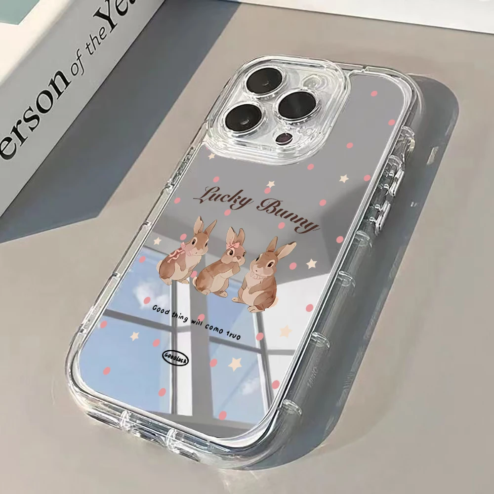 Фото Милый чехол-накладка с воздушной подушкой и зеркалом в горошек для iPhone 17, 13, 12, 11 Pro Max, 14, 15, 16 Pro, XR, XS, 7, 8 Plus, 17Air INS №1