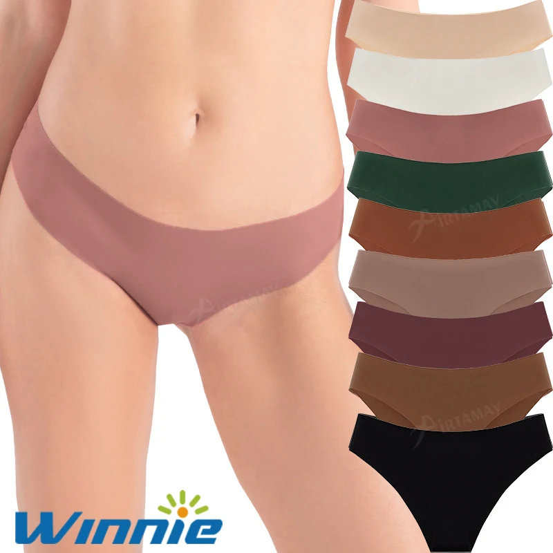 

Женское нижнее белье Winnie, удобное нижнее белье без следов, спортивные хлопковые трусики танга из вискозы для йоги, женские стринги, женское ...