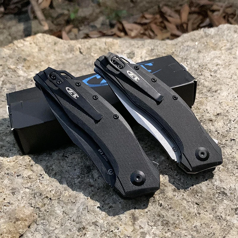 Карманный складной нож ZT0357 с нулевой погрешностью Ручка G10 флиппер