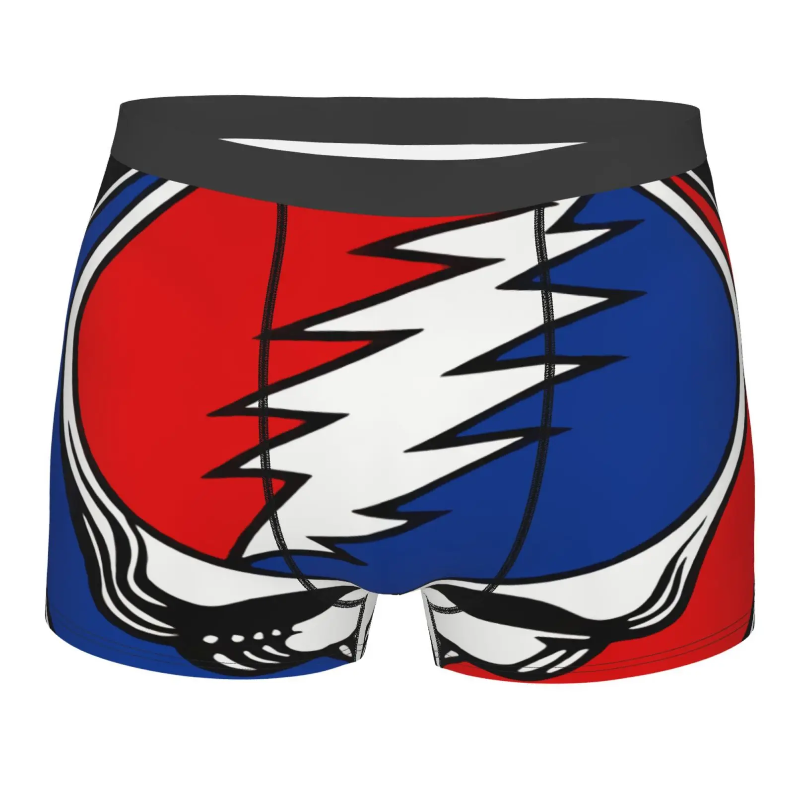 

Трусы Grateful Dead Steal Your Face мужские, пикантное нижнее белье с карманами, пикантное нижнее белье, 4Xl