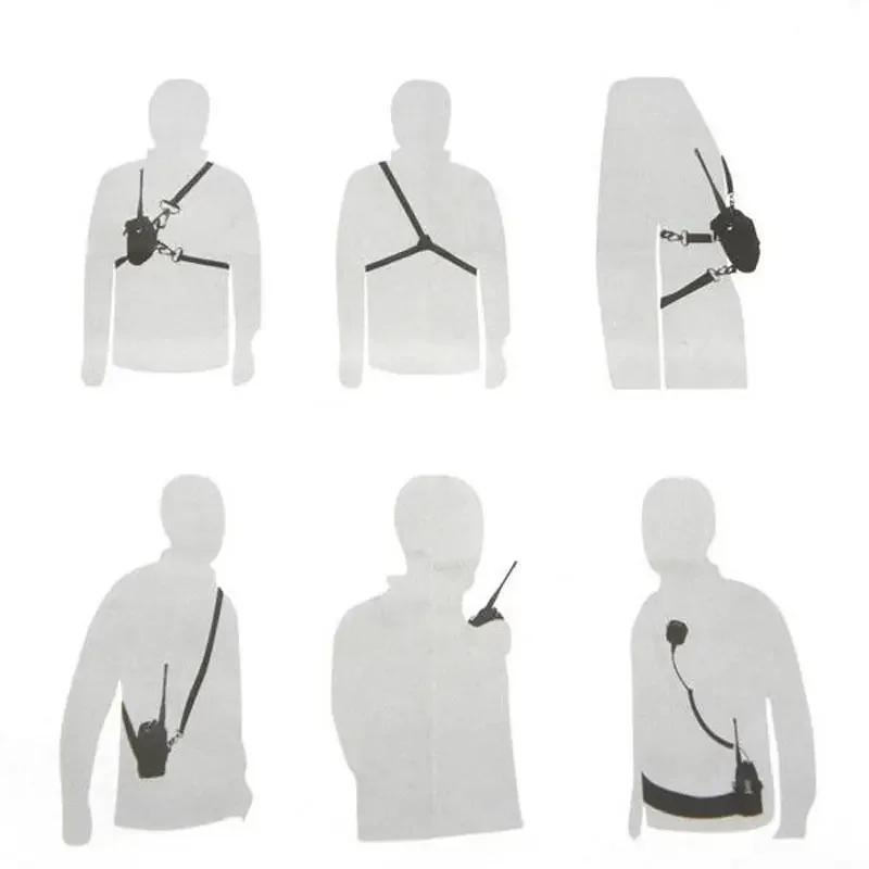 2 шт. MSC-20B рация универсальный нейлоновый чехол кобура для переноски Baofeng Radio UV-5R