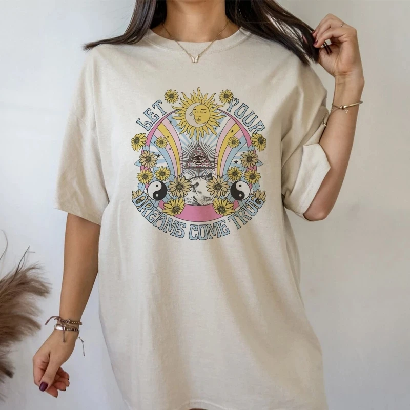 Женская винтажная хлопковая Футболка kuakuayu HJN в стиле бохо футболка с