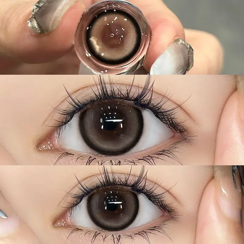 Цветные контактные линзы Mill creek для глаз при близорукости ежегодное