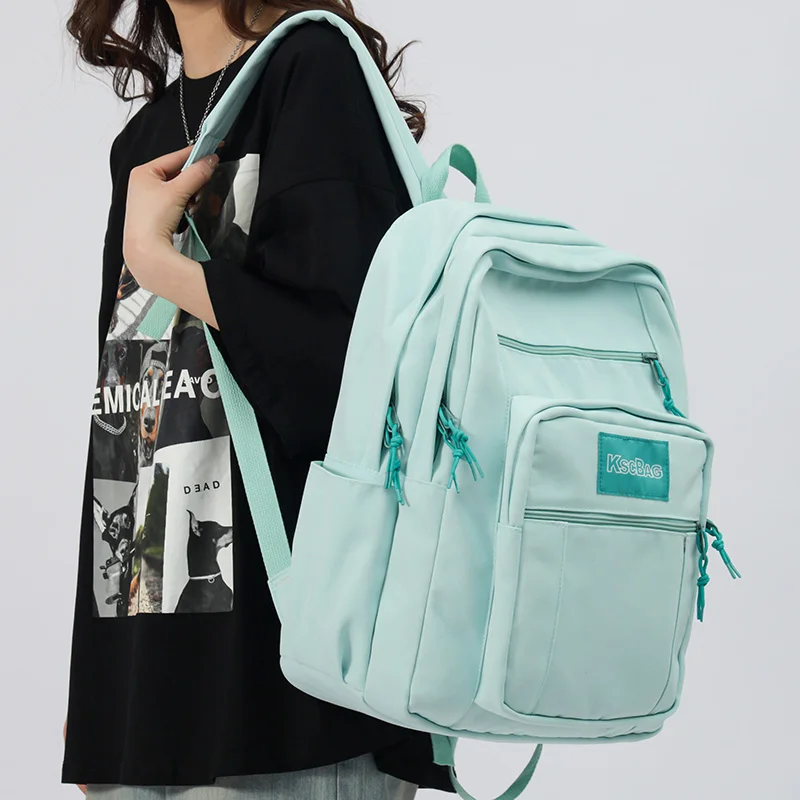 Нейлоновая Вместительная дорожная сумка-рюкзак EST для девушек и студенток Nnisex, модный Повседневный милый рюкзак для мужчин и женщин, 2022