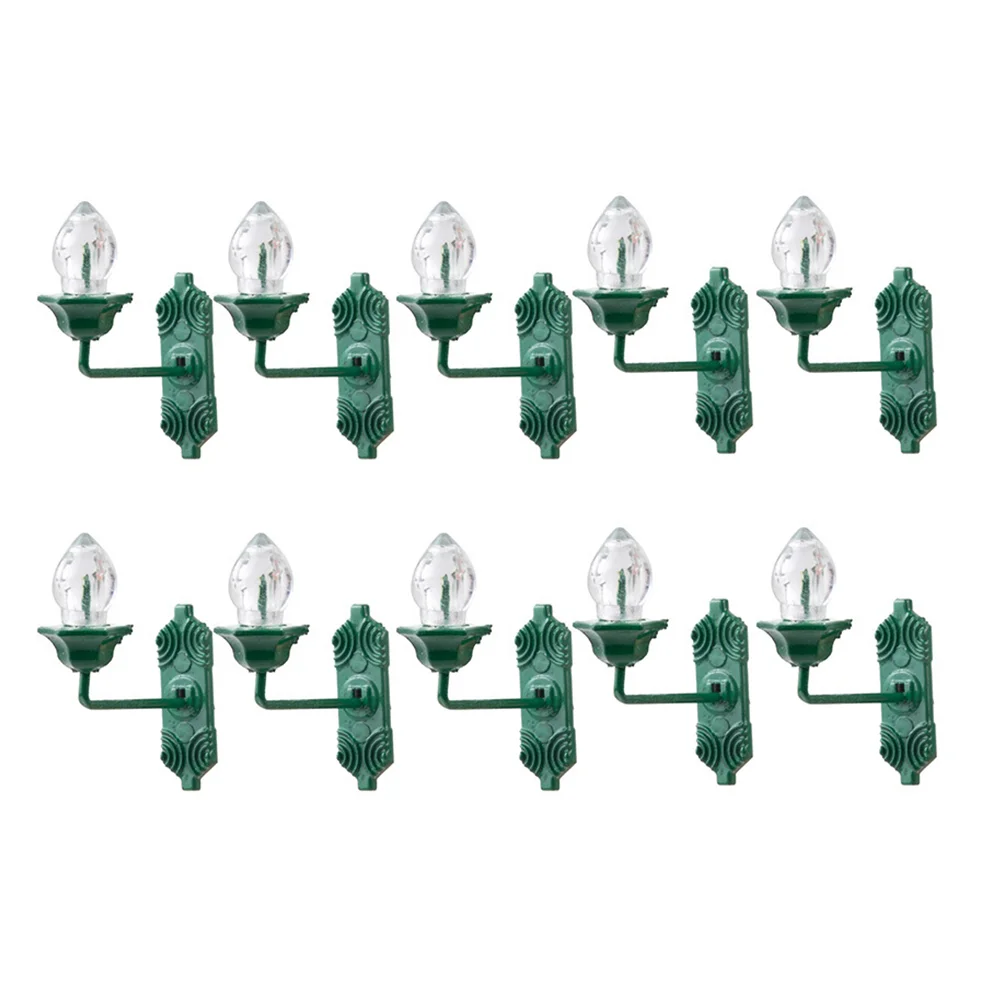 

10 PCS Type Wall Light Mini Landscape Retro Table Lamp Adornment Desk Chandelier