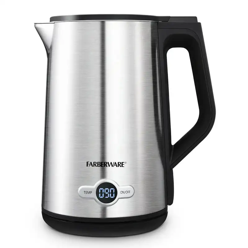 

Liter Kettle, Double Wall Stainless Steel and Black Tea kettle black free sheeping Portable kettle Tea kettle Kettle tea pot st