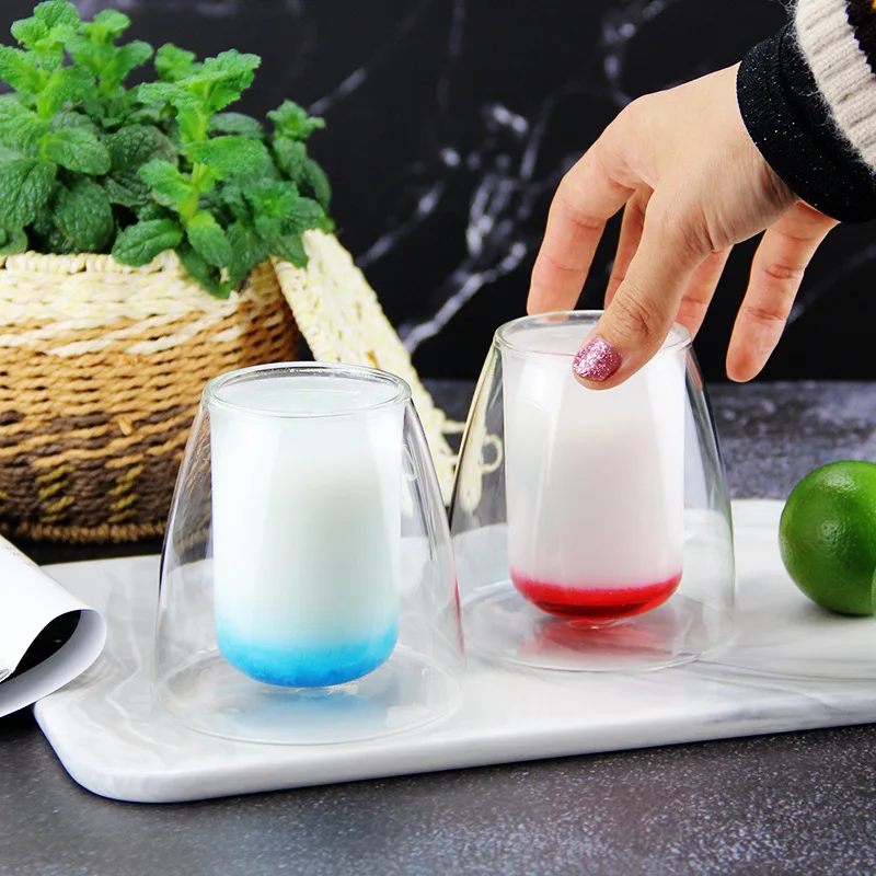 

165 мл, кофейная чашка в японском стиле, двухслойная, из вулканического стекла, модная, с защитой от ожогов, с теплоизоляцией, фотокружка