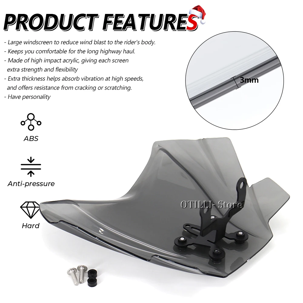Новинка 2019 - 2020 2021 ветровое стекло для мотоцикла ветрозащитные экраны дефлекторы