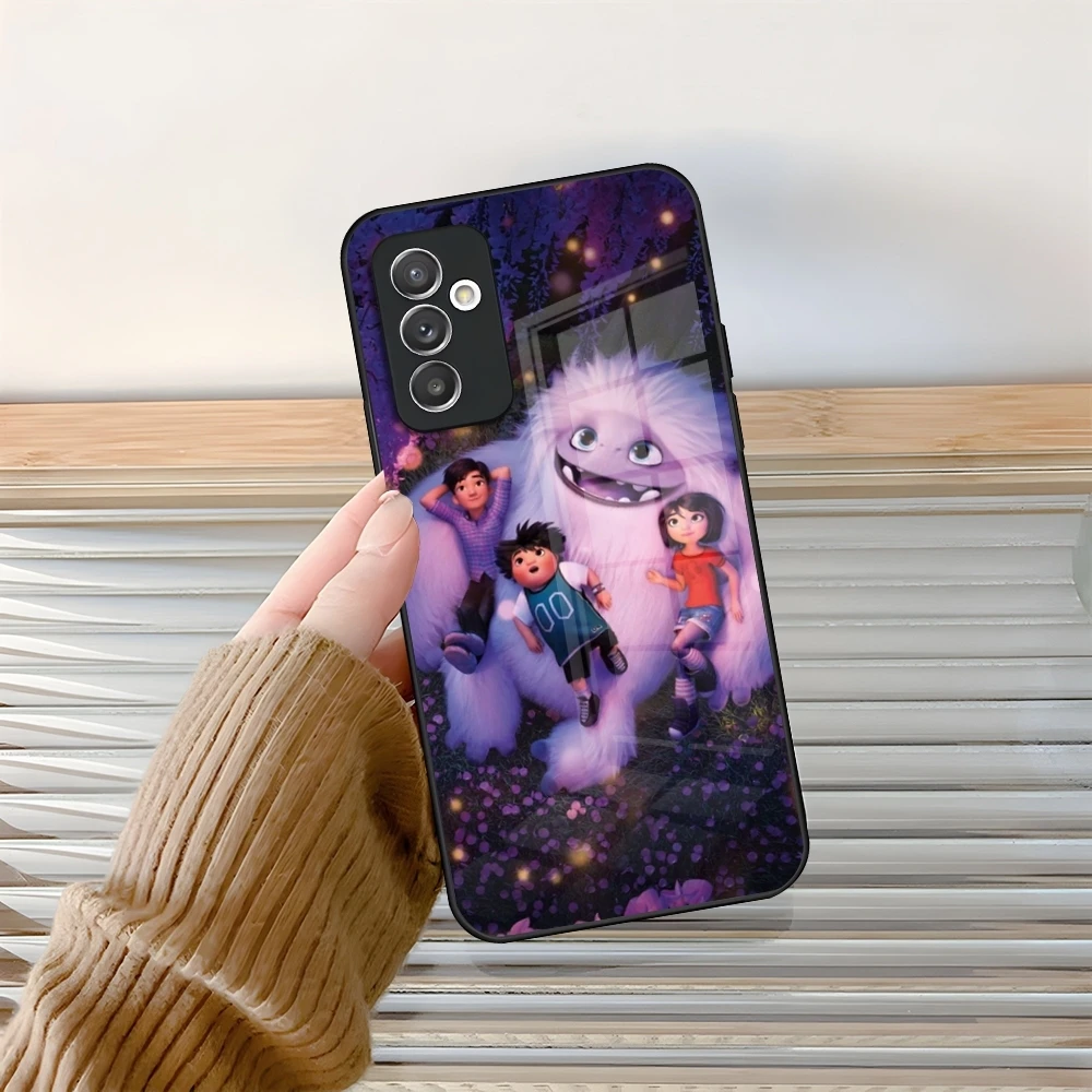 Чехол для телефона Abominable Glass Samsung Galaxy S24 S25 S20 S21 S22 S23 Ultra Fe Plus A34 A16 A54 A24 A52 A53 M54 Cover