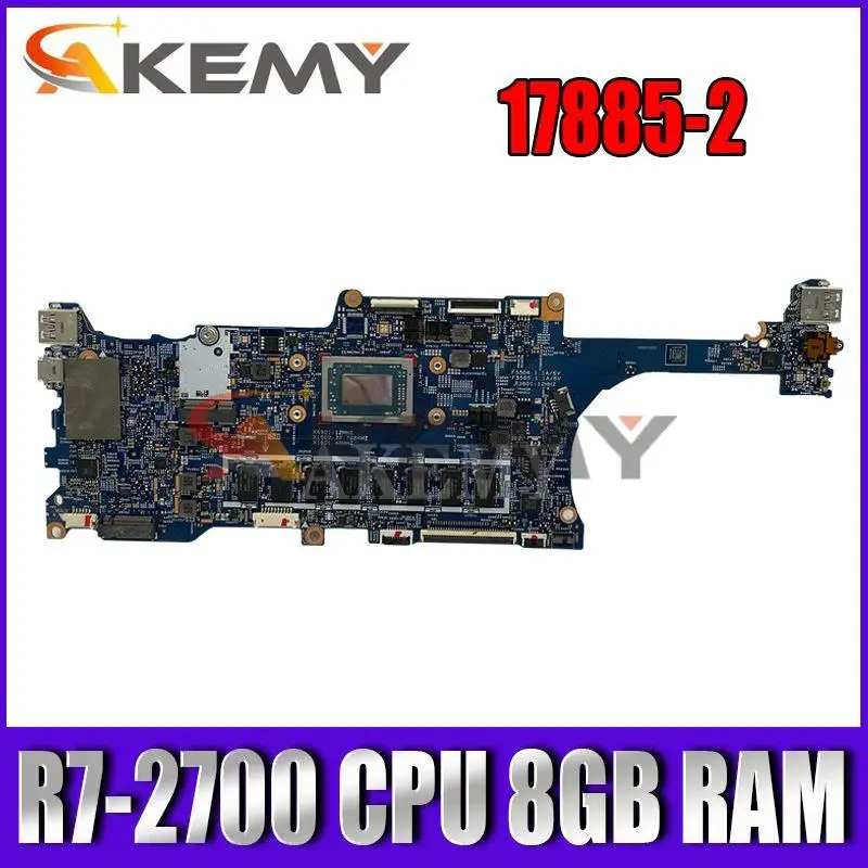 

For HP Envy X360 13-AG 13Z-AG Laptop Motherboard L26110-601 L26110-001 448.0EC05.0021 17885-2 Main Board W/ R7-2700 CPU 8GB RAM