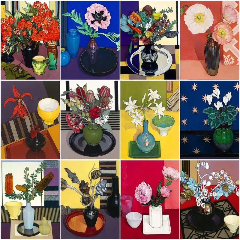 

Набор для рисования по номерам на холсте «цветы»