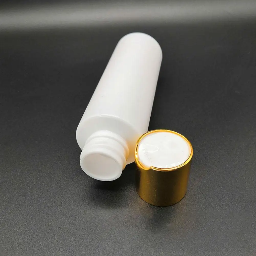 

100ml Disc Top Cap White Bottle Empty Plastic Bottle Pet Lotion Bottle Portable Travel Size Plastic Empty Bottle For Shampo Y5z6