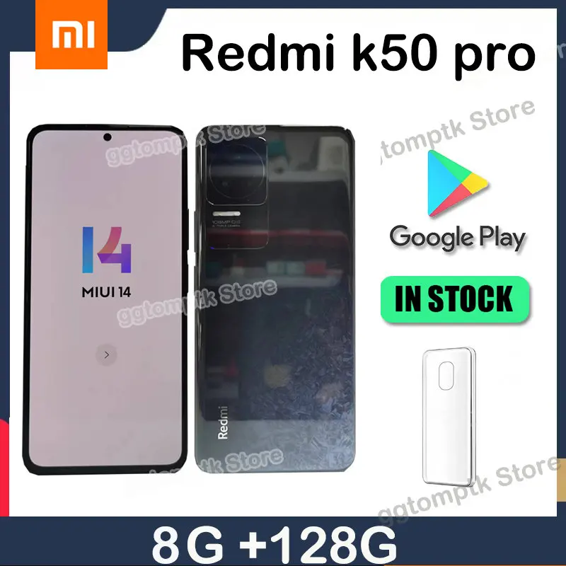

Xiaomi Redmi K50 Pro 5G Smartphone ，Global Rom Chinese Rom MTK Dimensity 9000 Octa Core 6.67; 120W Fast Charging 5000mAh