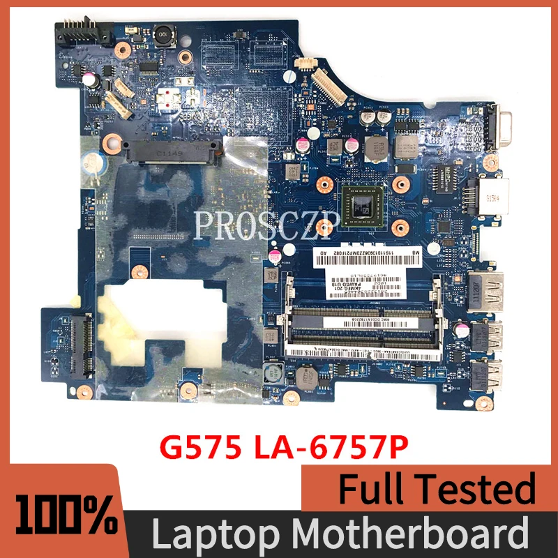 Высококачественная материнская плата для ноутбука LENOVO Ideapad G575 EME300, PAWGD LA-6757P DDR3 216-0774207 100%, полностью работает хорошо Высококачественная материнская плата для ноутбука LENOVO Ideapad G575 EME300, PAWGD LA-6757P DDR3 216-0774207 100%, полностью работает хорошо