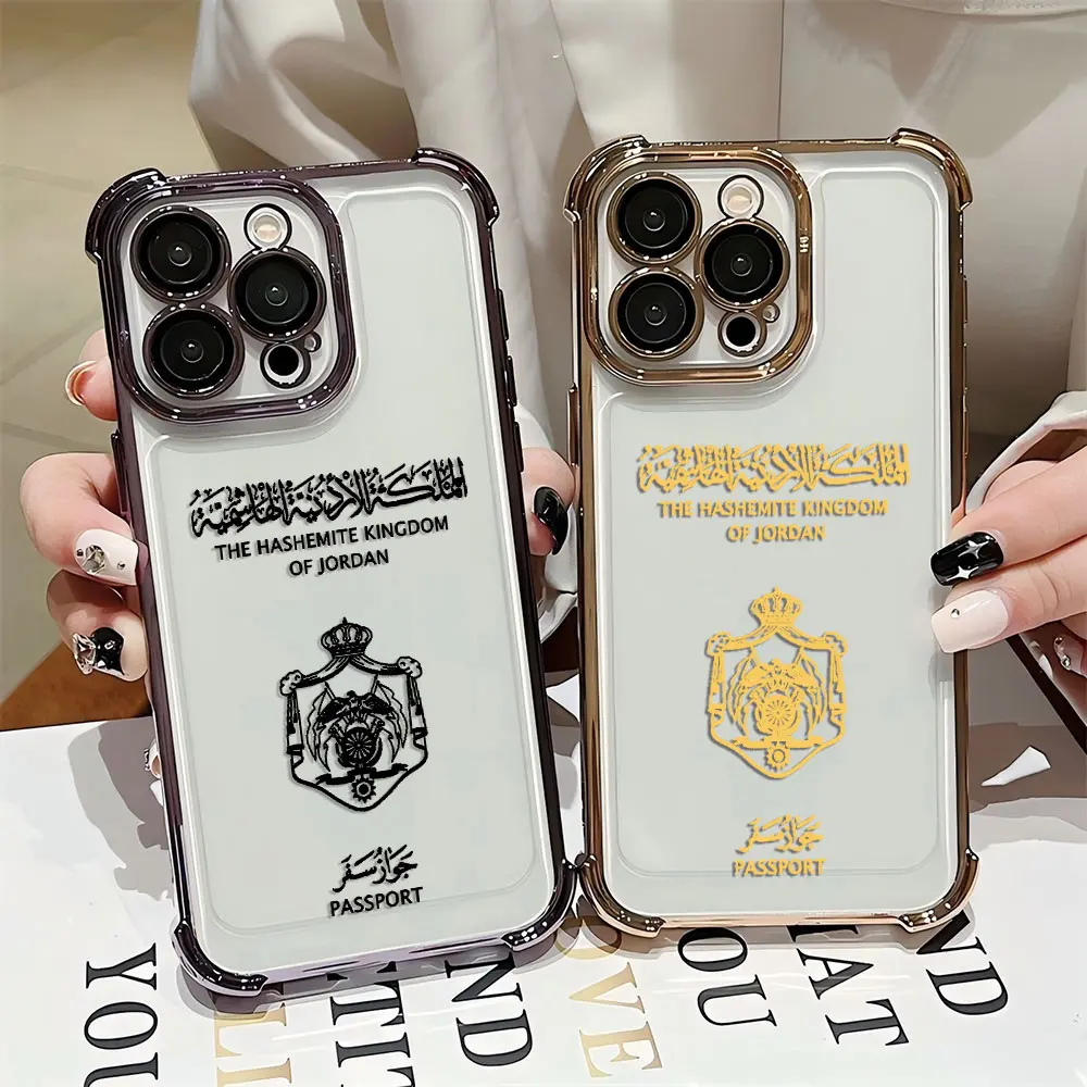 Чехол для телефона с покрытием Jordan Passport iPhone 16e 16 15 14 13 12 11 Pro Max X XR XSMax 7 8 6 Plus задняя