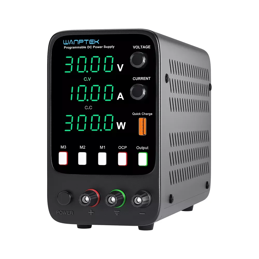 

Регулируемый источник питания постоянного тока, 30 в, 10 А, лабораторный программируемый настольный источник питания с функцией памяти, регул...